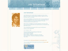 Tablet Screenshot of jobyellowheadfund.org